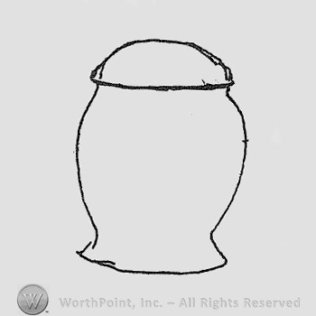 Rookwood Pottery Shape No. 1078; covered jar.