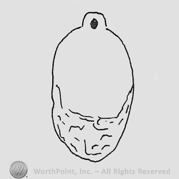 Rookwood Pottery Shape No. 1082; wall pocket.
