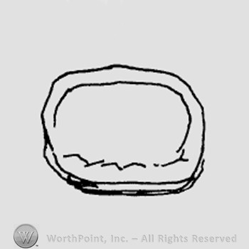 Rookwood Pottery Shape No. 1086; tray.