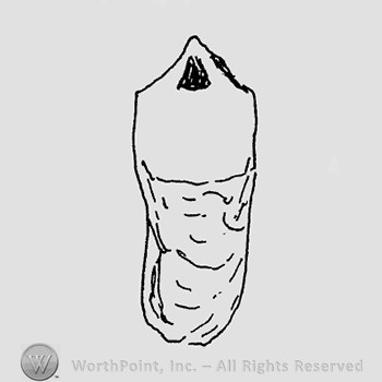 Rookwood Pottery Shape No. 1090; wall pocket.