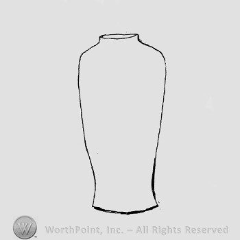 Rookwood Pottery Shape No. 1093; vase.