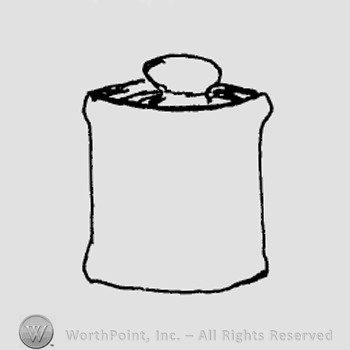 Rookwood Pottery Shape No. 1100; tabacco jar.