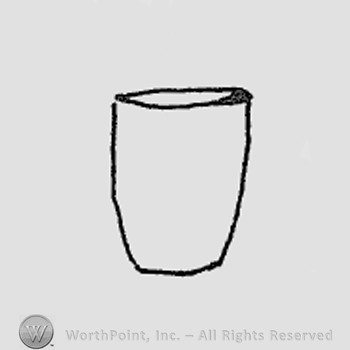 Rookwood Pottery Shape No. 1112; cup.