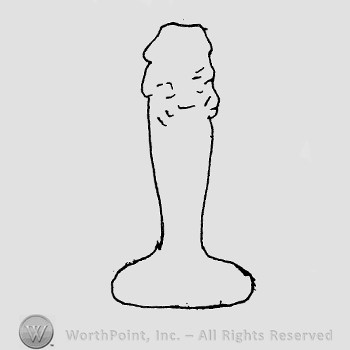 Rookwood Pottery Shape No. 1134; lamp base.