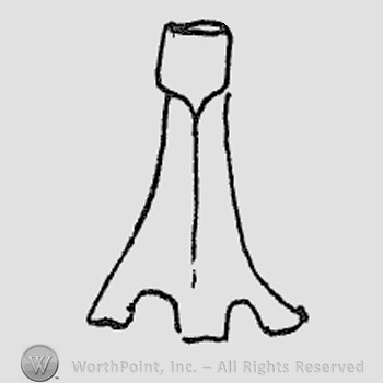 Rookwood Pottery Shape No. 1194; candlestick.
