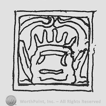 Rookwood Pottery Shape No. 1198; tea tile.
