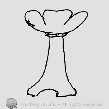 Rookwood Pottery Shape No. 1215; compote.