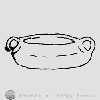 Rookwood Pottery Shape No. 1222; bowl.