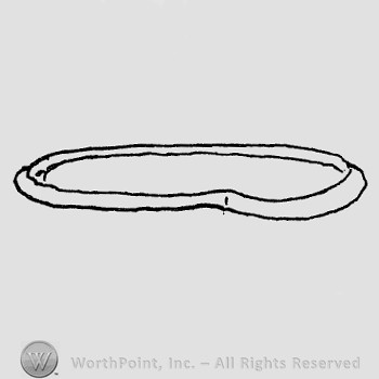 Rookwood Pottery Shape No. 1239; tray.