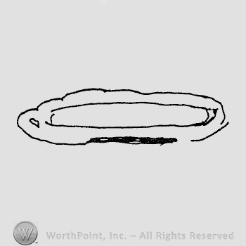 Rookwood Pottery Shape No. 1240; tray.