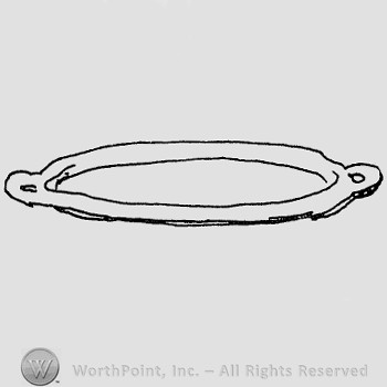 Rookwood Pottery Shape No. 1241; tray.