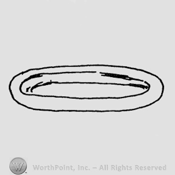 Rookwood Pottery Shape No. 1243; tray.