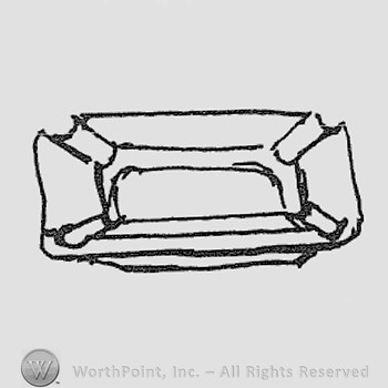 Rookwood Pottery Shape No. 1253; ashtray.
