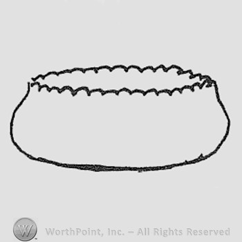 Rookwood Pottery Shape No. 1255; fern dish.