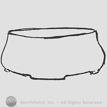 Rookwood Pottery Shape No. 1256; fern dish.