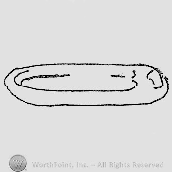 Rookwood Pottery Shape No. 1270; tray.