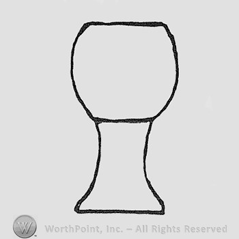 Rookwood Pottery Shape No. 1311; beaker.