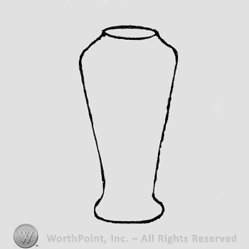 Rookwood Pottery Shape No. 1356; vase.