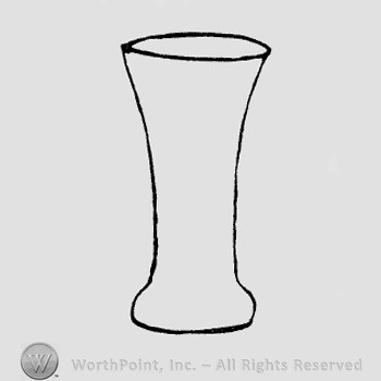 Rookwood Pottery Shape No. 1357; vase.