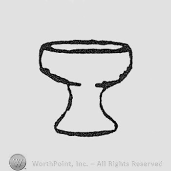 Rookwood Pottery Shape No. 1614; compote.