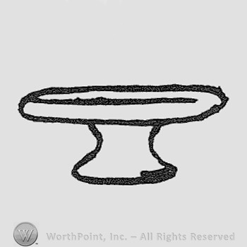Rookwood Pottery Shape No. 1617; compote.