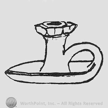 Rookwood Pottery Shape No. 1638; candlestick.