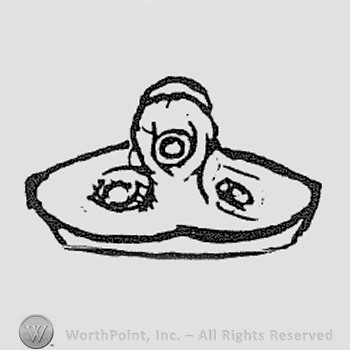 Rookwood Pottery Shape No. 1645; ash tray.