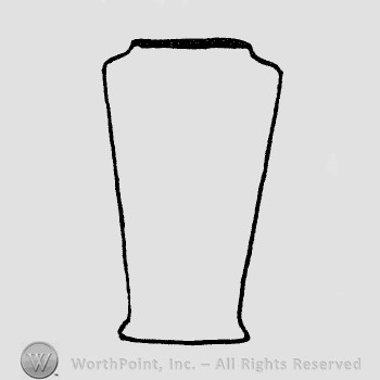 Rookwood Pottery Shape No. 1663; vase.