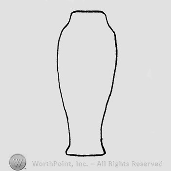 Rookwood Pottery Shape No. 1667; vase.
