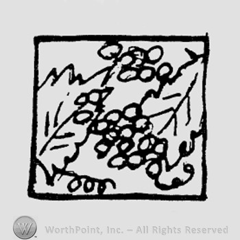 Rookwood Pottery Shape No. 1683; tea tile.