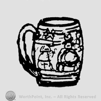 Rookwood Pottery Shape No. 1880; beer mug.