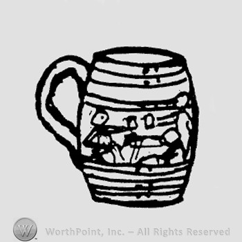Rookwood Pottery Shape No. 1881; beer mug.