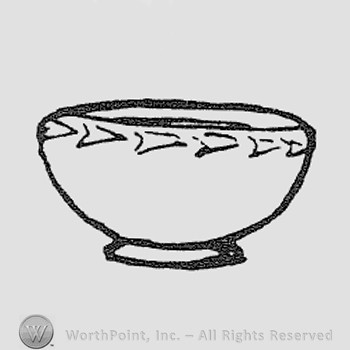 Rookwood Pottery Shape No. 1910; dish.
