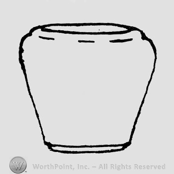 Rookwood Pottery Shape No. 2002; jardiniere.