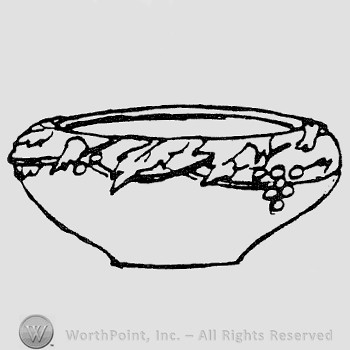 Rookwood Pottery Shape No. 2168; bowl.