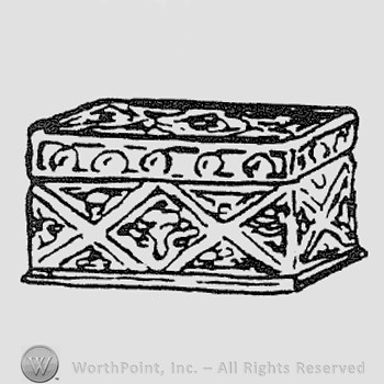 Rookwood Pottery Shape No. 2455; box.