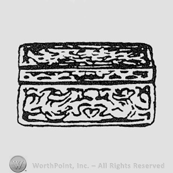 Rookwood Pottery Shape No. 2456; box.