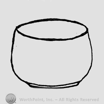 Rookwood Pottery Shape No. 2465; bowl.