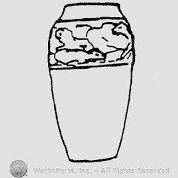 Glass pattern: Austrian; creamer.
