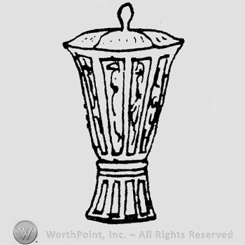 Rookwood Pottery Shape No. 2516; covered jar.