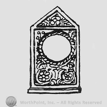 Rookwood Pottery Shape No. 2554; clock case.