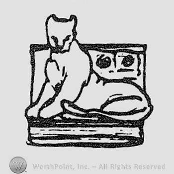 Rookwood Pottery Shape No. 2564; bookend.