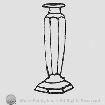 Rookwood Pottery Shape No. 2629; candlestick.