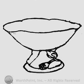 Rookwood Pottery Shape No. 2707; compote.