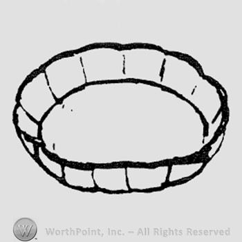 Rookwood Pottery Shape No. 2739; tray.