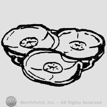 Rookwood Pottery Shape No. 2766; dish.