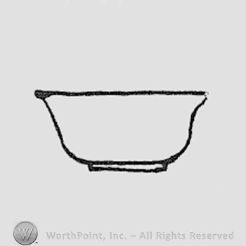 Rookwood Pottery Shape No. 2859; thin bowl.