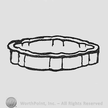 Rookwood Pottery Shape No. 2982; dish.