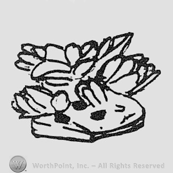 Rookwood Pottery Shape No. 6000; flower holder.