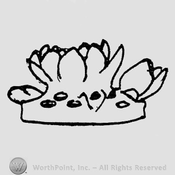 Rookwood Pottery Shape No. 6012; flower holder.